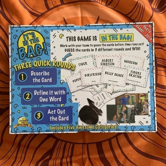 Brand New It's in The Bag Ultimate Family Party Game Charades Board Game - Picture 5 of 10